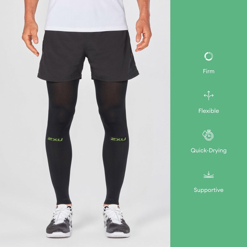 2XU Unisex Recovery Flex Leg Sleeves Black/Nero Large - Image 3